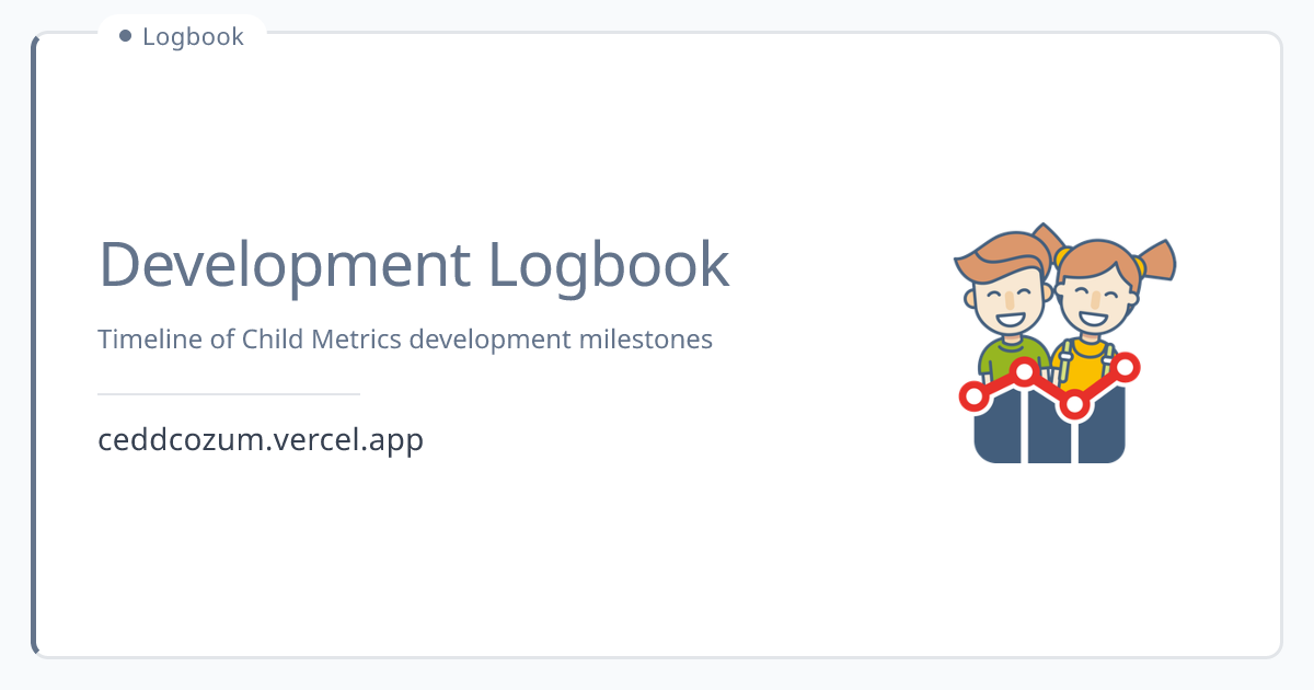 Development Logbook — Child Metrics