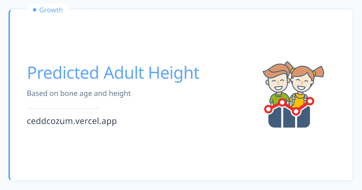Predicted Adult Height — Child Metrics